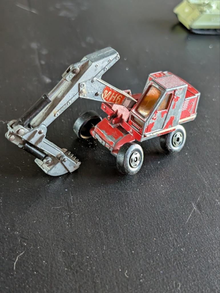 Vintage graafmachine speelgoed, Kinderen en Baby's, Speelgoed | Speelgoedvoertuigen, Ophalen of Verzenden, Gebruikt
