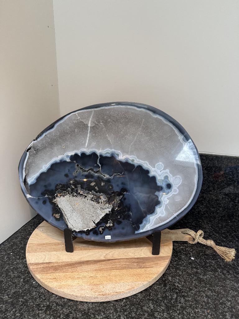 Agaat schijf XL - 12.3kg - NERGENS GOEDKOPER, Ophalen, Mineraal