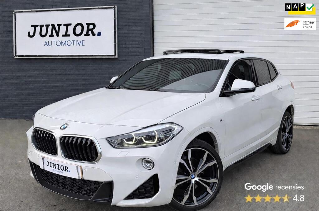 BMW X2 SDrive18d High Executive Edition M-PAKKET/PANORAMADAK, Auto's, X2, 4 cilinders, 150 pk, Wit