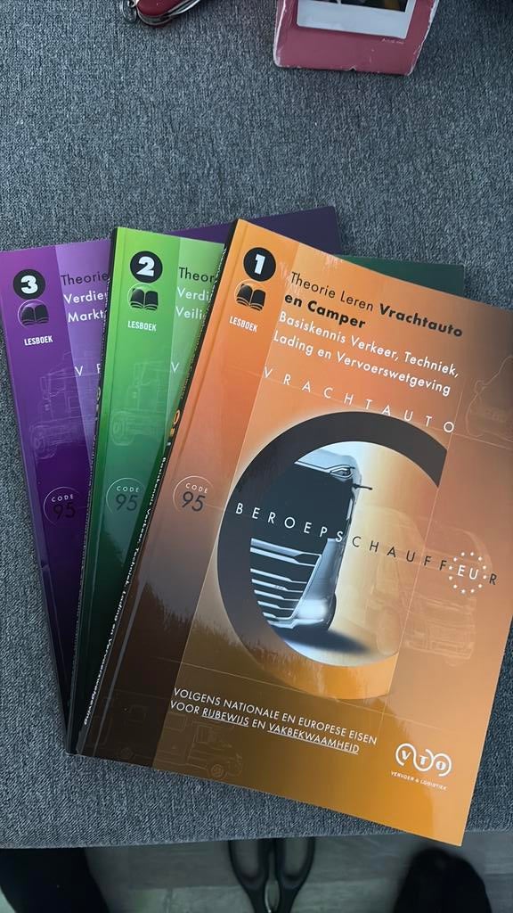 Theorie boeken vrachtwagen camper, Boeken, Ophalen of Verzenden, Zo goed als nieuw, Vrachtwagen