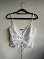 Zara wit geborduurde mouwloze top, Wit, Zara, Maat 42/44 (L), Ophalen of Verzenden
