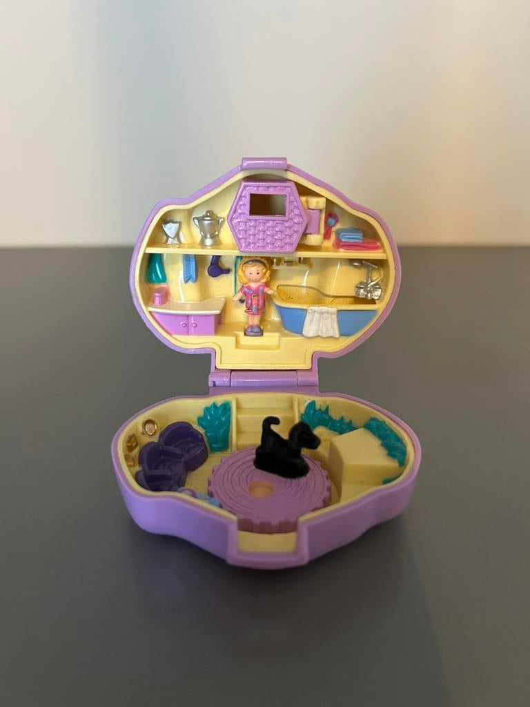 ** Vintage Polly Pocket model Puppy House compleet **, Ophalen of Verzenden, Zo goed als nieuw, Meisje