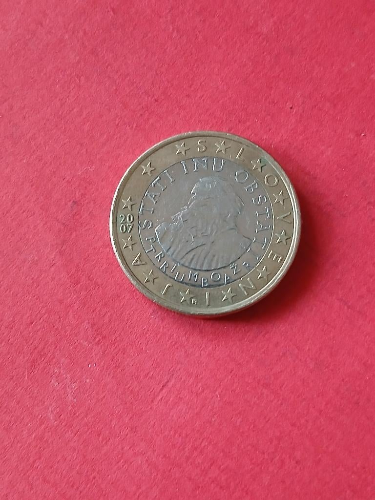Slovenië € 1 2007, Verzenden, Slovenië, 1 euro, Losse munt