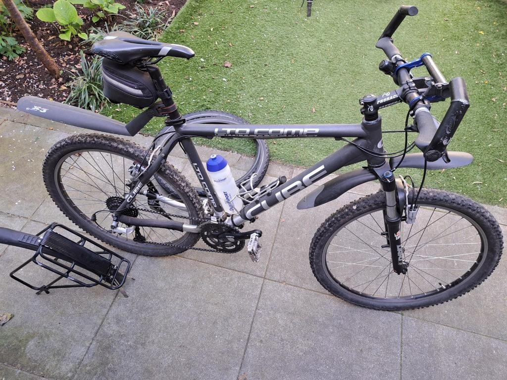 Mountainbike/Citybike met Shimano en oliedruk remmen, Gebruikt, 57 cm of meer, Hardtail, Heren