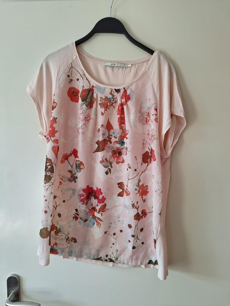 Dames shirt Steps maat XL, Kleding | Dames, T-shirts, Ophalen of Verzenden, Zo goed als nieuw, Maat 46/48 (XL) of groter, Korte mouw