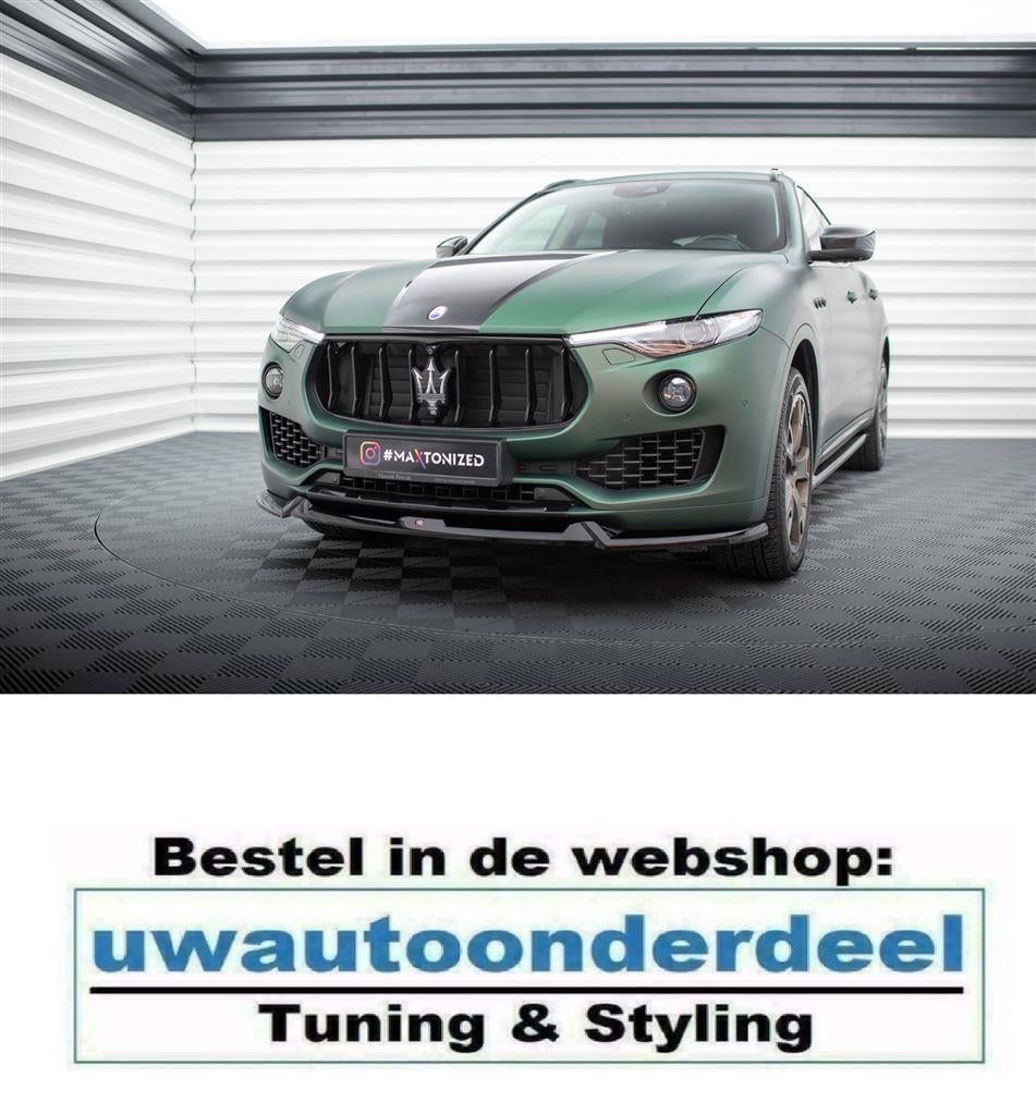 Maxton Design Spoiler Splitter Lip Maserati Levante, Verzenden