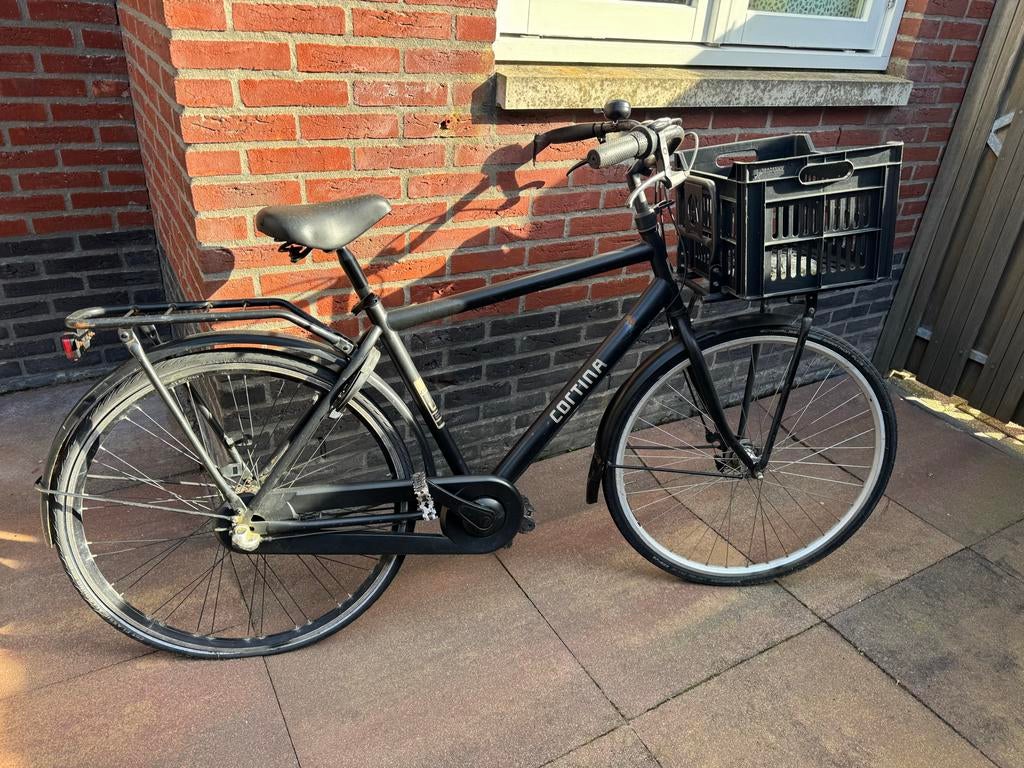 Cortina fiets zwart 28 inch- klus fiets, Ophalen, Gebruikt, Overige merken, Versnellingen
