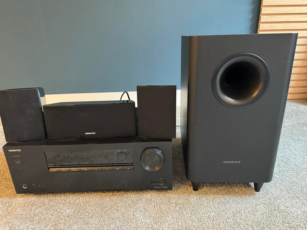 Onkyo HT-R395 Home Cinema-set (zonder speakers), Audio, Tv en Foto, Home Cinema-sets, Gebruikt, 70 watt of meer, 5.1-systeem, Overige spelers