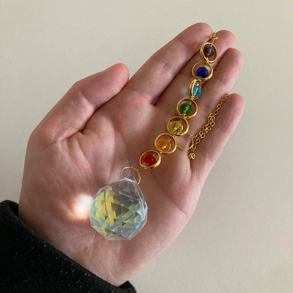 Zonnevanger Suncatcher Kristal, Ophalen of Verzenden, Meerkleurig, Glas