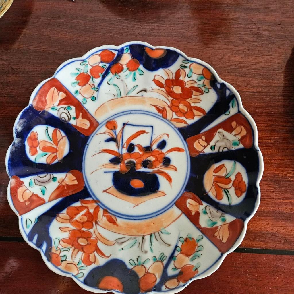 Japans Imari bord 4 stuks, Antiek en Kunst, Antiek | Porselein, Ophalen of Verzenden