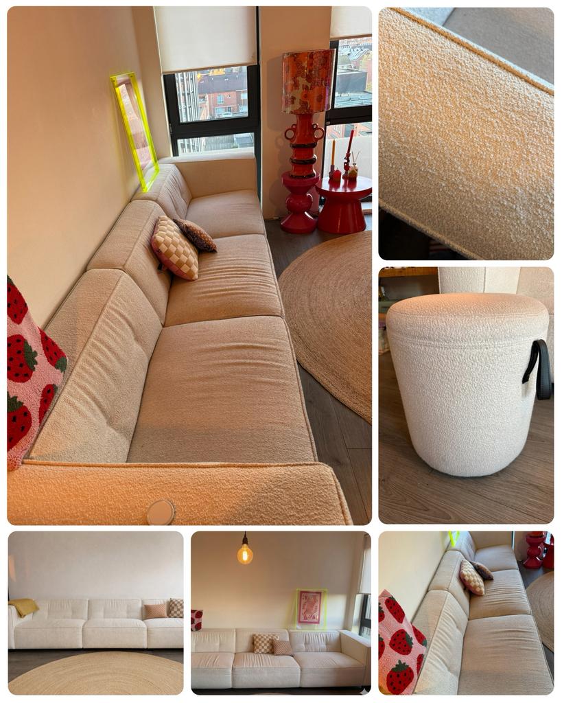 Rivièra Maison 5-zitsbank, Ophalen of Verzenden, Zo goed als nieuw, 75 tot 100 cm