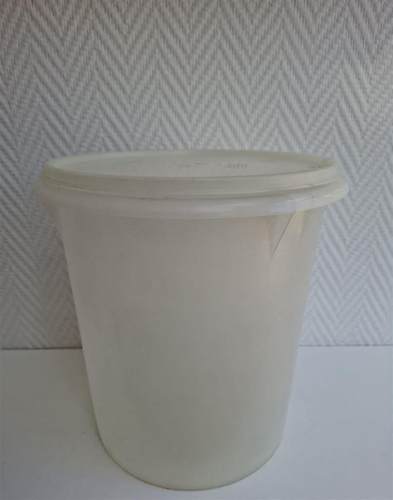 T064 Wasemmer met deksel en meer Tupperware, Ophalen of Verzenden, Gebruikt, Wit, Overige typen