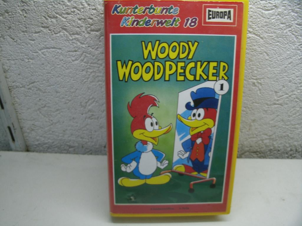 vhs 21a woody woodpecker, Cd's en Dvd's, VHS | Kinderen en Jeugd, Alle leeftijden, Ophalen of Verzenden, Zo goed als nieuw