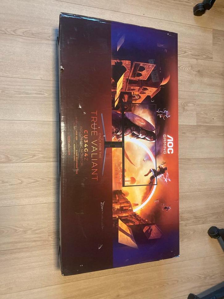 AOC 34 inch 240Hz Ultrawide Gaming Monitor, Computers en Software, Monitoren, Nieuw, 201 Hz of meer, DisplayPort, Gaming, Curved