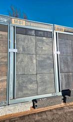 Terrastegels grijs gemeleerd 60x60x4 tuintegel s-partij, Nieuw, Ophalen of Verzenden, 10 m² of meer, Beton