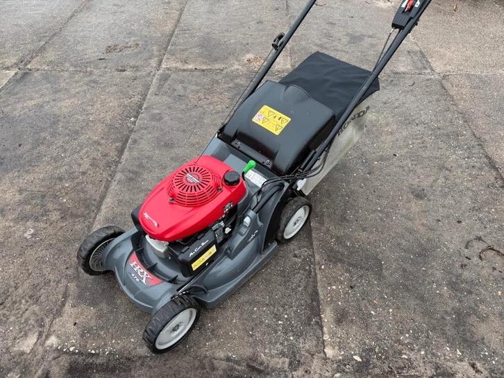 honda HRX 476 gazonmaaier hydrostatic, Tuin en Terras, Grasmaaiers, Gebruikt, Benzine-grasmaaier, 40 t/m 49 cm, Cirkelmaaier, Mulchfunctie