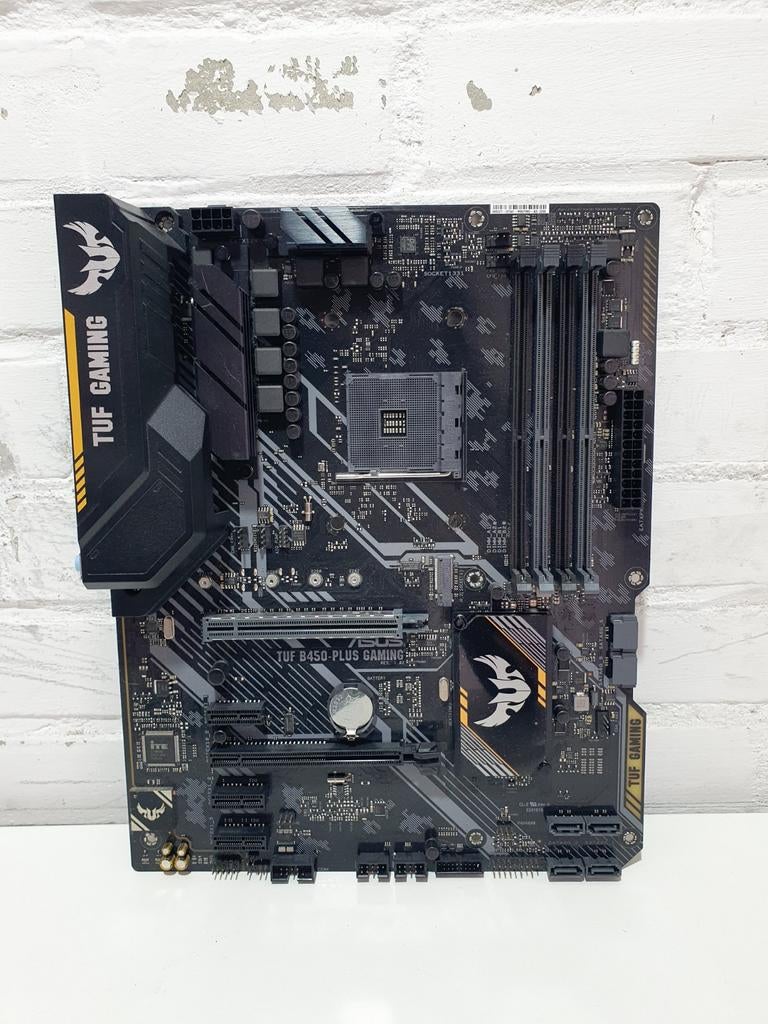 Asus TUF B450-PLUS GAMING Moederbord Socket AM4 (Defect?), Computers en Software, Moederborden, ., DDR4, Ophalen of Verzenden
