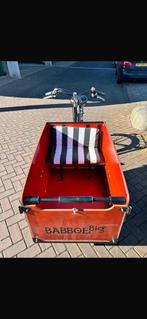 Babboe big bakfiets, Ophalen of Verzenden, Gebruikt, 3 kinderen, Huif