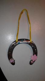hoefijzer muurhanger  15 x 15cm, Metaal, Gebruikt, Zilver, Met ophangsysteem