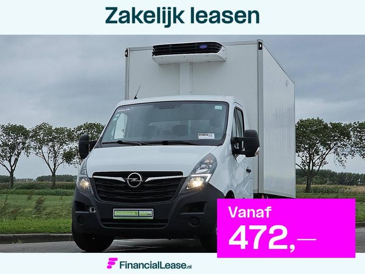 OPEL MOVANO 2.3 koelwagen laadklep!, Auto's, Bestelauto's, Bedrijf, Lease, Financial lease, ABS, Airconditioning, Apple Carplay