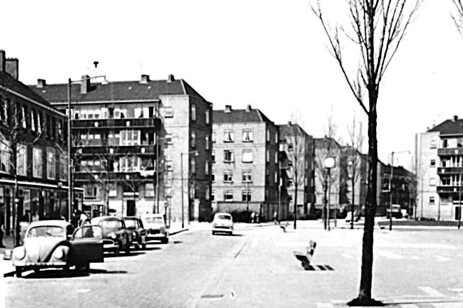 914425 Hoogvliet ZH 1961 Gelopen met postzegel, Ophalen of Verzenden, 1960 tot 1980, Gelopen, Zuid-Holland