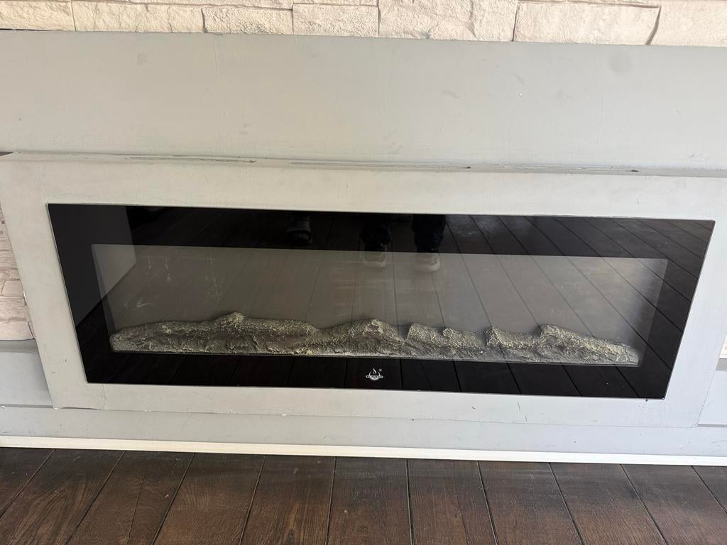 EL Fuego elektrische sfeerhaard. Afmetingen105, 35,5,12,5 cm, Ophalen of Verzenden, Gebruikt, Inbouwhaard, Elektrische haard