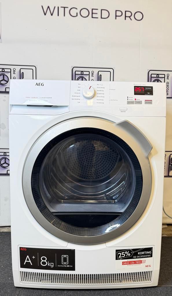 AEG 7000 Serie SensiDry Lavatherm A+ 8Kg Warmtepompdroger!, Witgoed en Apparatuur, Wasdrogers, ., Overige typen, 8 tot 10 kg, Ophalen of Verzenden