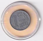 1 Cent 1942 Zeer Fraai  zink, Postzegels en Munten, Munten | Nederland, Verzenden, Koningin Wilhelmina, 1 cent, Losse munt