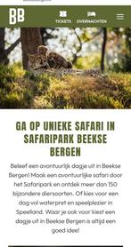 beekse bergen, Twee personen, Ticket of Toegangskaart