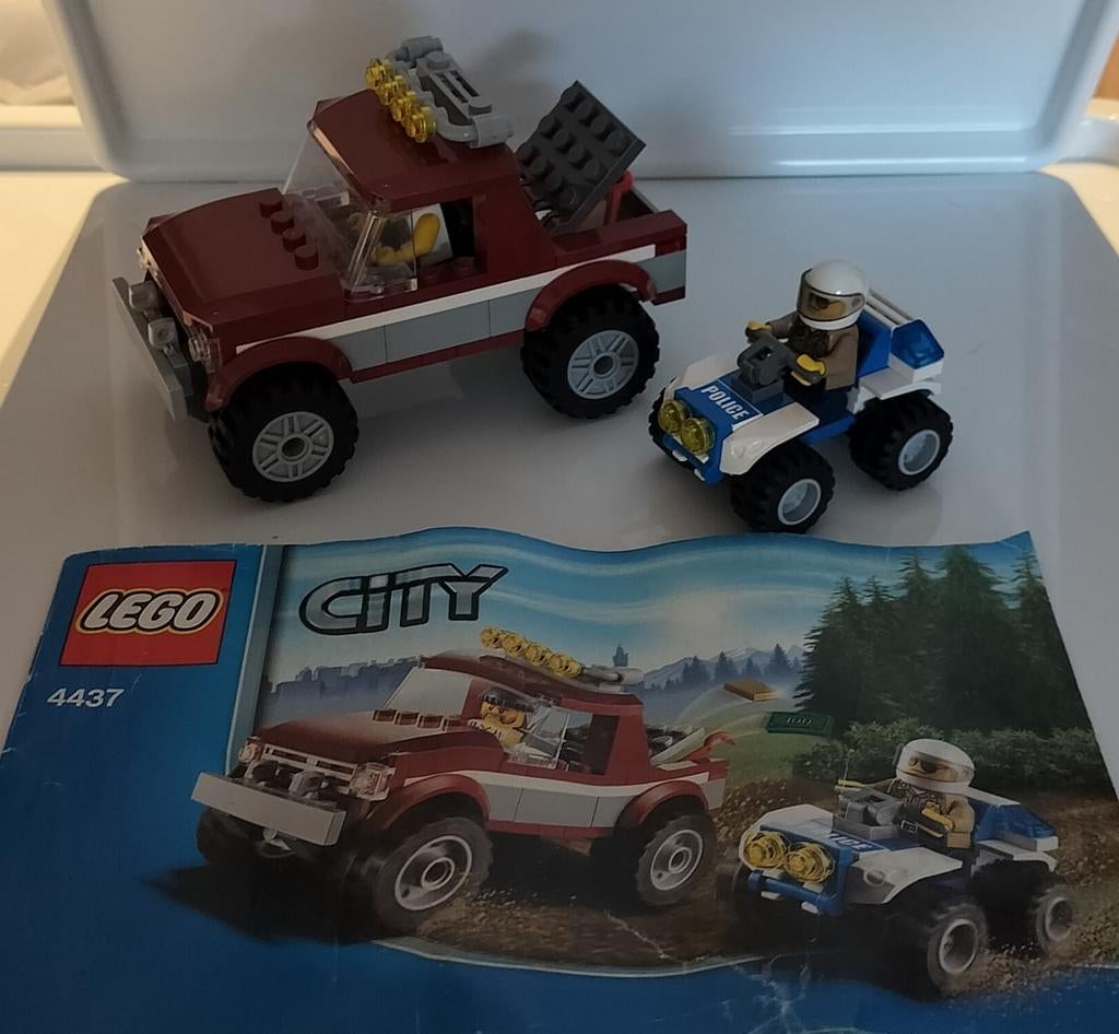 Lego 4437 Politic Pursuit, Ophalen of Verzenden, Gebruikt, Complete set, Lego