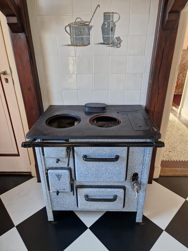 Fornuis Grijsgewolkt, Antiek en Kunst, Ophalen