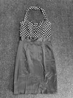 Halterjurk met polkadots maat 34, Zwart, Ophalen of Verzenden, Zo goed als nieuw, Maat 34 (XS) of kleiner