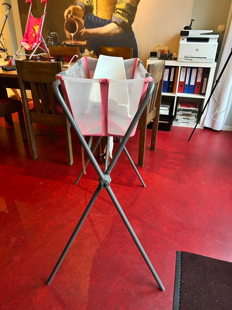 Stokke Flexi Bath met standaard zeer weinig gebruikt., Kinderen en Baby's, Badjes en Verzorging, Overige merken, Gebruikt, Ophalen of Verzenden