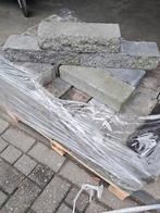 Stapelstenen / breukstenen tbv border, 74 stuks., Tuin en Terras, Ophalen, Nieuw, Minder dan 25 cm, Border
