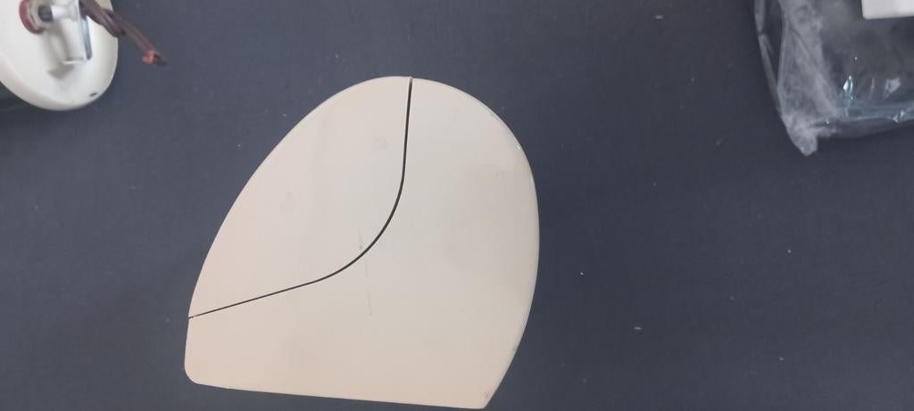 Vintage kunststof wc-rolhouder uit de jaren 70, Ophalen of Verzenden, Zo goed als nieuw, Beige, Overige typen