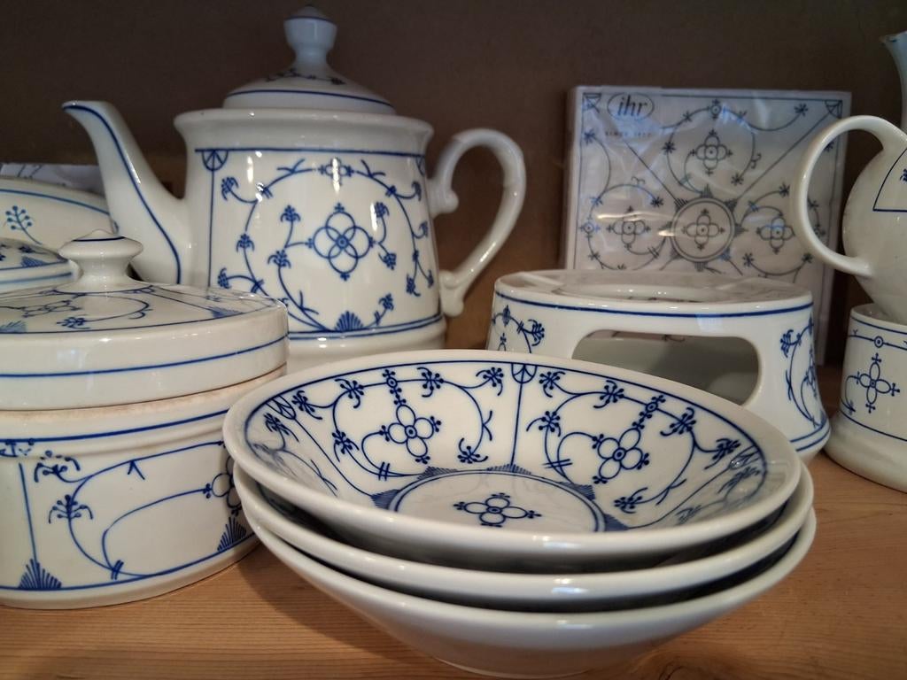 Puddingschaaltjes blau saks, Ophalen of Verzenden, Nieuw, Overige stijlen