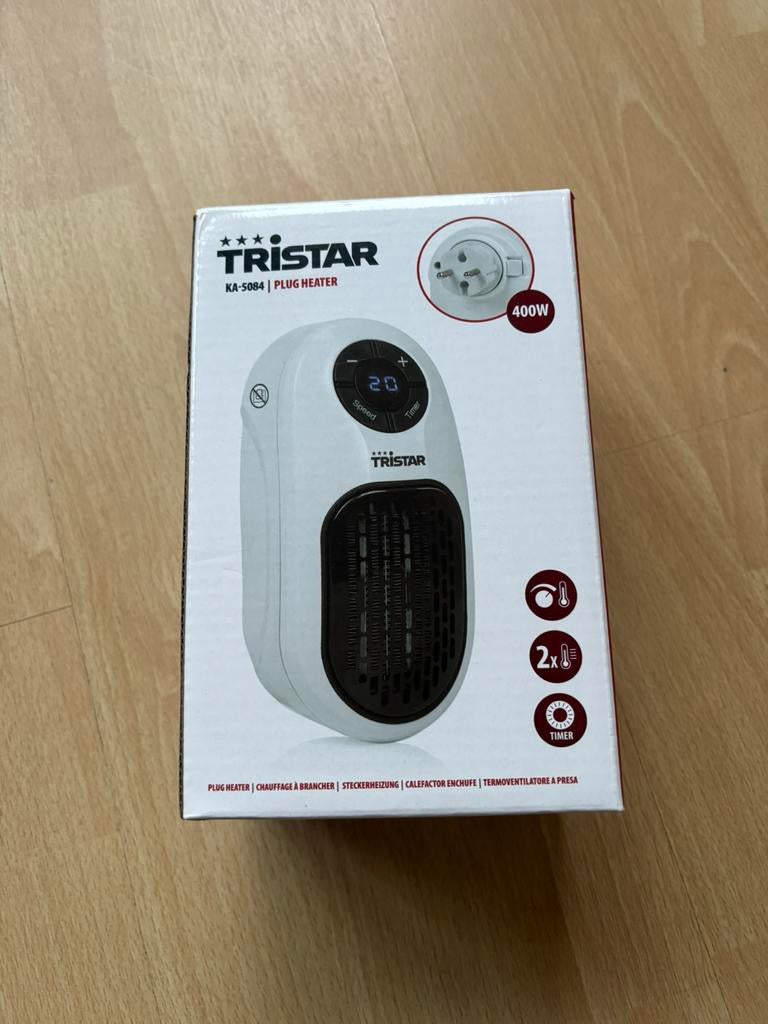 Tristar KA-5084 Plug Heater - Compacte Kachel, Huis en Inrichting, Kachels, Ophalen of Verzenden, Zo goed als nieuw, Elektrisch