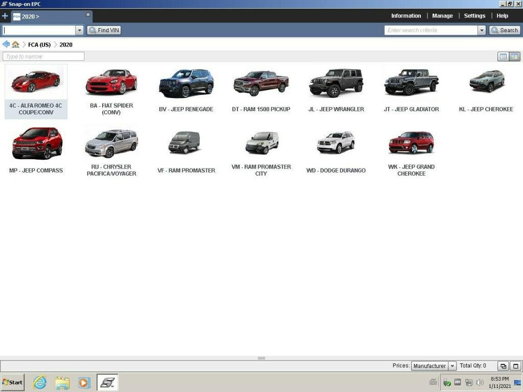 Chrysler International en Chrysler USA, Verzenden