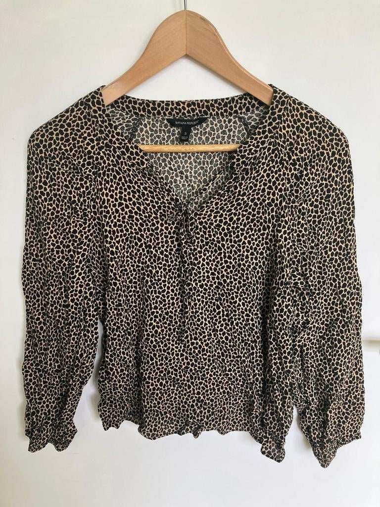 Banana Republic blouse met panterprint, Ophalen of Verzenden