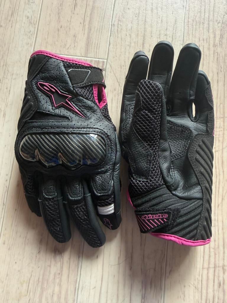 Motor handschoenen roze Alphinestart, Ophalen of Verzenden, Handschoenen