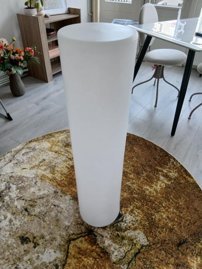 Sokkel, plastic lichtgewicht zuil met sfeerverlichting, Ophalen, Zo goed als nieuw