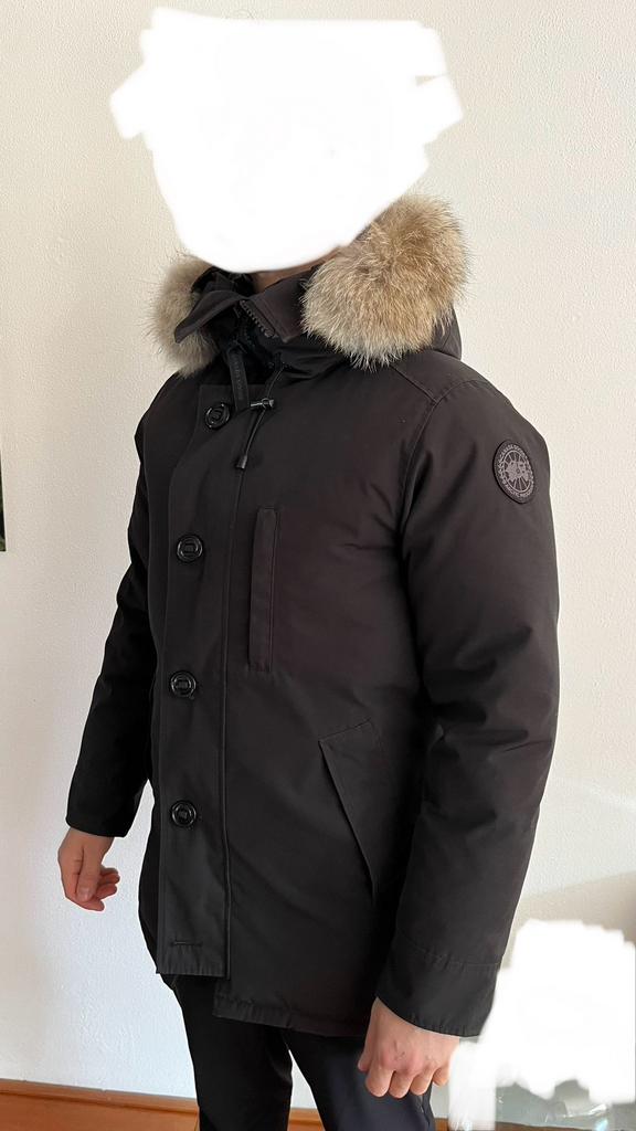 Canada Goose jas Chateau Parka maat S, Ophalen, Zo goed als nieuw, Zwart