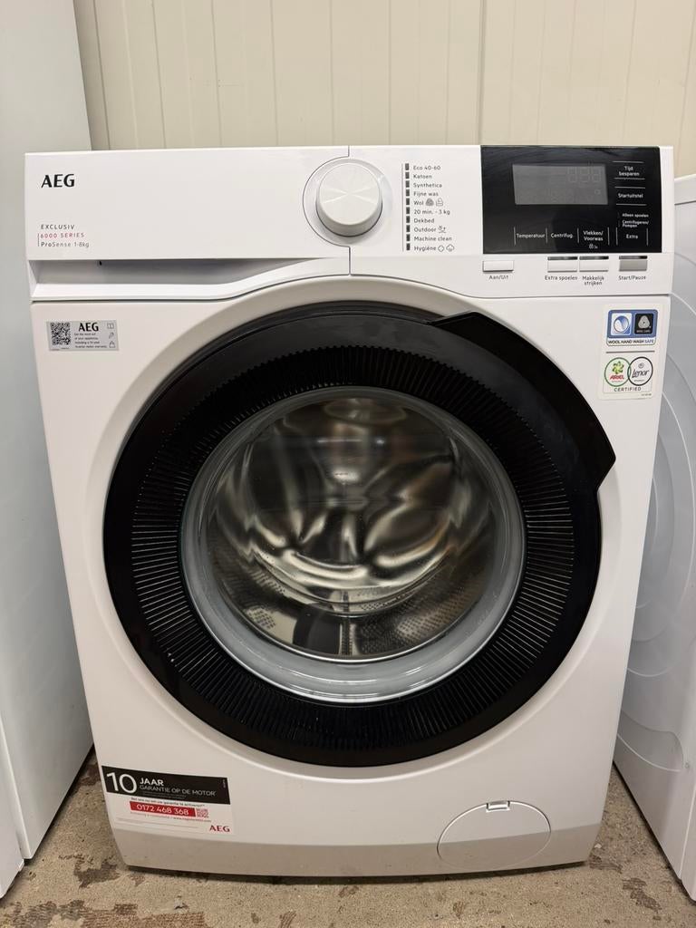 AEG LR6KOLN Wasmachine 8 kg 1400 toeren, Witgoed en Apparatuur, Wasmachines, Ophalen, Zo goed als nieuw, 85 tot 90 cm, 1200 tot 1600 toeren