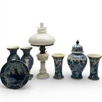 Lot divers met o.a. Delfts blauw kaststel, Ophalen of Verzenden