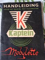 Kaptein Mobylette ,Handleiding., Fietsen en Brommers, Handleidingen en Instructieboekjes, Ophalen of Verzenden