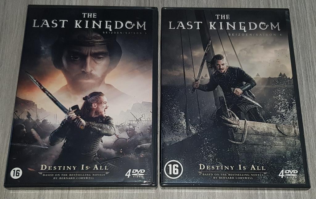 DVD The Last Kingdom,Season 3+4 [Avontuur/Spektakel], Vanaf 16 jaar, Boxset, Ophalen of Verzenden, Zo goed als nieuw
