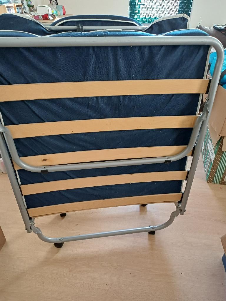 Klapbed, Huis en Inrichting, Slaapkamer | Bedden, Ophalen, 90 cm, Klapbed, 190 cm of minder