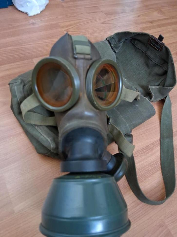 GASMASKER OUD, Verzamelen, Militaria | Algemeen, Landmacht, Overige typen, Nederland, Ophalen