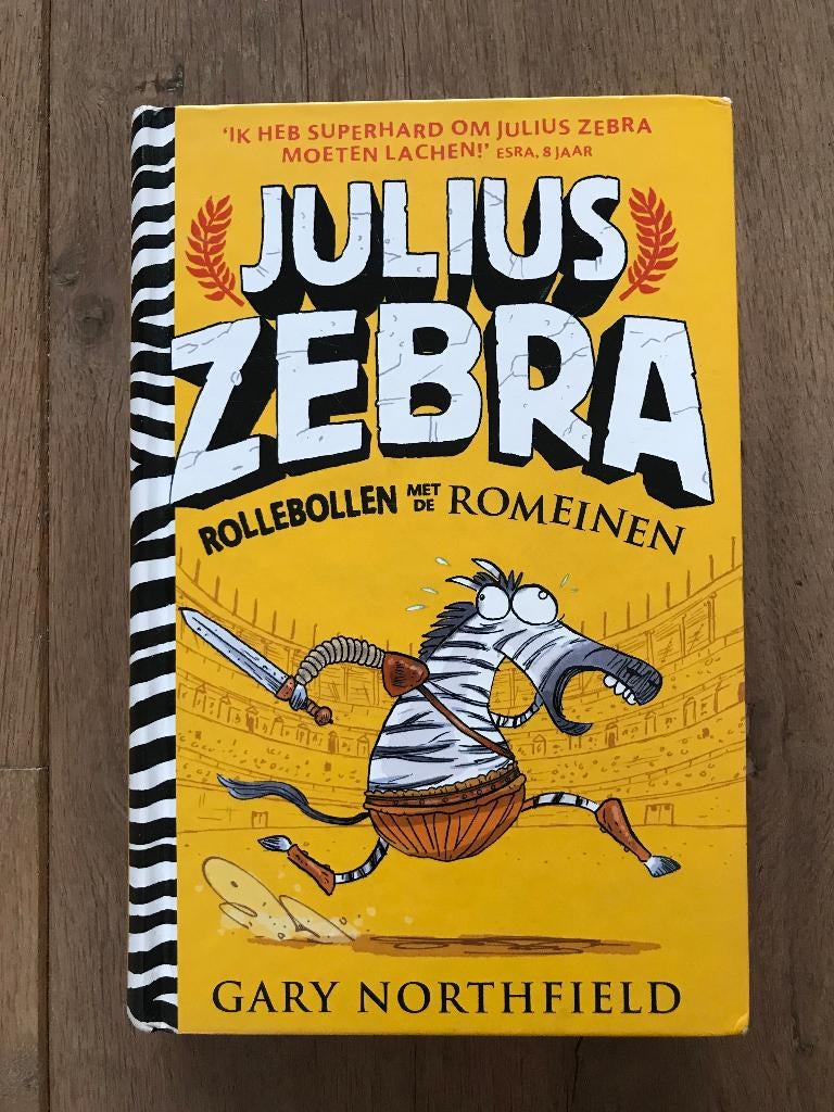 Boek Julius Zebra, Rollebollen met de Romeinen, Fictie algemeen, Ophalen of Verzenden, Zo goed als nieuw, Gary Northfield