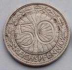 50 Reichspfennig 1929A Duitse Rijk Antieke Munt Weimar Coin, Ophalen of Verzenden, Duitsland